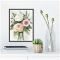 Picture of Wedding Bouquet II _GroupedProduct_Rectangle_Portrait_Canvas_Framed_
