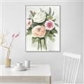 Picture of Wedding Bouquet II _GroupedProduct_Rectangle_Portrait_Canvas_Framed_