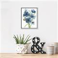 Picture of Blue Poppies I  _GroupedProduct_Rectangle_Portrait_Canvas_Framed_