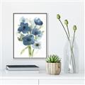 Picture of Blue Poppies I  _GroupedProduct_Rectangle_Portrait_Canvas_Framed_