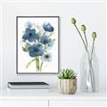 Picture of Blue Poppies I  _GroupedProduct_Rectangle_Portrait_Canvas_Framed_