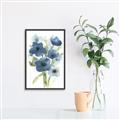 Picture of Blue Poppies I  _GroupedProduct_Rectangle_Portrait_Canvas_Framed_
