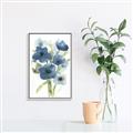 Picture of Blue Poppies I  _GroupedProduct_Rectangle_Portrait_Canvas_Framed_
