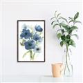 Picture of Blue Poppies I  _GroupedProduct_Rectangle_Portrait_Canvas_Framed_