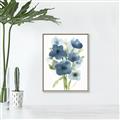 Picture of Blue Poppies I  _GroupedProduct_Rectangle_Portrait_Canvas_Framed_