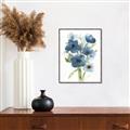 Picture of Blue Poppies I  _GroupedProduct_Rectangle_Portrait_Canvas_Framed_