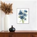 Picture of Blue Poppies I  _GroupedProduct_Rectangle_Portrait_Canvas_Framed_