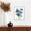 Picture of Blue Poppies I  _GroupedProduct_Rectangle_Portrait_Canvas_Framed_