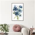Picture of Blue Poppies I  _GroupedProduct_Rectangle_Portrait_Canvas_Framed_