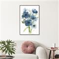 Picture of Blue Poppies I  _GroupedProduct_Rectangle_Portrait_Canvas_Framed_