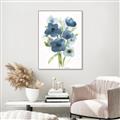 Picture of Blue Poppies I  _GroupedProduct_Rectangle_Portrait_Canvas_Framed_