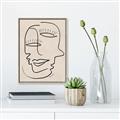 Picture of Two Faced I  _GroupedProduct_Rectangle_Portrait_Canvas_Framed_