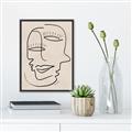Picture of Two Faced I  _GroupedProduct_Rectangle_Portrait_Canvas_Framed_