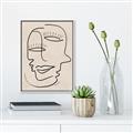 Picture of Two Faced I  _GroupedProduct_Rectangle_Portrait_Canvas_Framed_