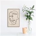 Picture of Two Faced I  _GroupedProduct_Rectangle_Portrait_Canvas_Framed_