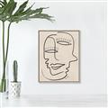 Picture of Two Faced I  _GroupedProduct_Rectangle_Portrait_Canvas_Framed_