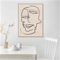 Picture of Two Faced I  _GroupedProduct_Rectangle_Portrait_Canvas_Framed_