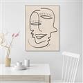 Picture of Two Faced I  _GroupedProduct_Rectangle_Portrait_Canvas_Framed_