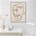 Picture of Two Faced I  _GroupedProduct_Rectangle_Portrait_Canvas_Framed_