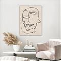 Picture of Two Faced I  _GroupedProduct_Rectangle_Portrait_Canvas_Framed_