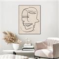 Picture of Two Faced I  _GroupedProduct_Rectangle_Portrait_Canvas_Framed_