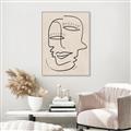 Picture of Two Faced I  _GroupedProduct_Rectangle_Portrait_Canvas_Framed_