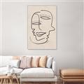 Picture of Two Faced I  _GroupedProduct_Rectangle_Portrait_Canvas_Framed_
