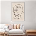Picture of Two Faced I  _GroupedProduct_Rectangle_Portrait_Canvas_Framed_