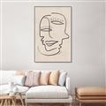 Picture of Two Faced I  _GroupedProduct_Rectangle_Portrait_Canvas_Framed_