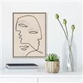 Picture of Two Faced II _GroupedProduct_Rectangle_Portrait_Canvas_Framed_