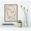 Picture of Two Faced II _GroupedProduct_Rectangle_Portrait_Canvas_Framed_