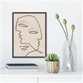 Picture of Two Faced II _GroupedProduct_Rectangle_Portrait_Canvas_Framed_