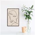 Picture of Two Faced II _GroupedProduct_Rectangle_Portrait_Canvas_Framed_