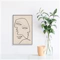 Picture of Two Faced II _GroupedProduct_Rectangle_Portrait_Canvas_Framed_