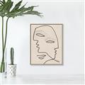 Picture of Two Faced II _GroupedProduct_Rectangle_Portrait_Canvas_Framed_