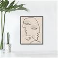Picture of Two Faced II _GroupedProduct_Rectangle_Portrait_Canvas_Framed_