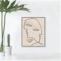 Picture of Two Faced II _GroupedProduct_Rectangle_Portrait_Canvas_Framed_