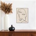 Picture of Two Faced II _GroupedProduct_Rectangle_Portrait_Canvas_Framed_