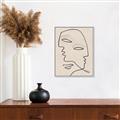Picture of Two Faced II _GroupedProduct_Rectangle_Portrait_Canvas_Framed_