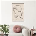 Picture of Two Faced II _GroupedProduct_Rectangle_Portrait_Canvas_Framed_
