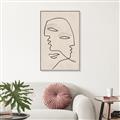 Picture of Two Faced II _GroupedProduct_Rectangle_Portrait_Canvas_Framed_