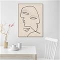 Picture of Two Faced II _GroupedProduct_Rectangle_Portrait_Canvas_Framed_