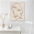 Picture of Two Faced II _GroupedProduct_Rectangle_Portrait_Canvas_Framed_