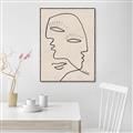 Picture of Two Faced II _GroupedProduct_Rectangle_Portrait_Canvas_Framed_