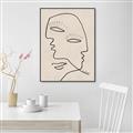 Picture of Two Faced II _GroupedProduct_Rectangle_Portrait_Canvas_Framed_