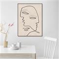 Picture of Two Faced II _GroupedProduct_Rectangle_Portrait_Canvas_Framed_