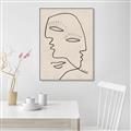 Picture of Two Faced II _GroupedProduct_Rectangle_Portrait_Canvas_Framed_