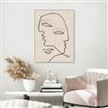 Picture of Two Faced II _GroupedProduct_Rectangle_Portrait_Canvas_Framed_