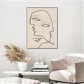 Picture of Two Faced II _GroupedProduct_Rectangle_Portrait_Canvas_Framed_