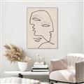 Picture of Two Faced II _GroupedProduct_Rectangle_Portrait_Canvas_Framed_